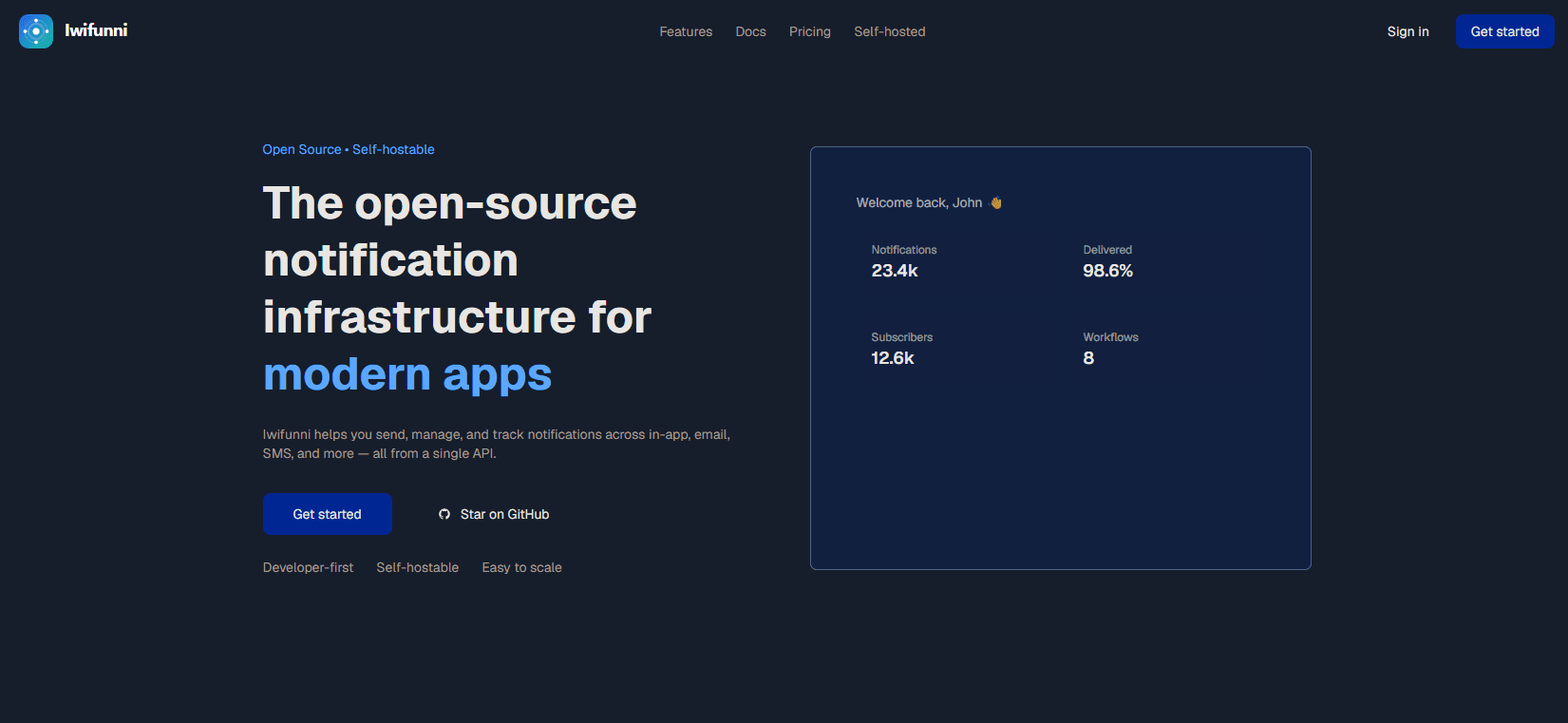 Iwifunni Notification Platform